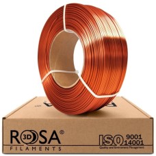 3D plastikas PLA 1.75mm 1kg refill pakuotė Rosa3D - Red copper