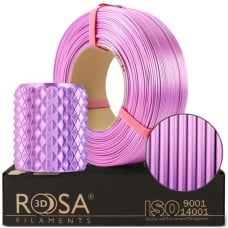 3D plastikas PLA dvipusė rožinė/violetinė (Pink Dynamic) 1.75mm 1kg refill pakuotė Rosa3D