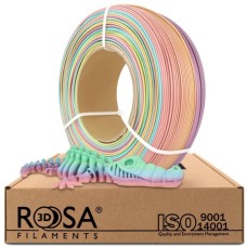3D plastic PLA pastel 1.75mm 1kg refill pack Rosa3D - Rainbow