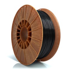 3D plastikas PLA 1.75mm 1kg Rosa3D - Black