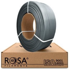 3D plastic PLA 1.75mm 1kg refill pack Rosa3D - Gray