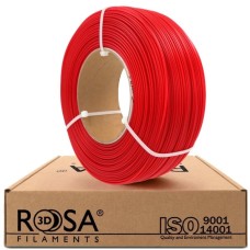 3D plastic PLA (carmine red) 1.75mm 1kg refill pack Rosa3D - Red