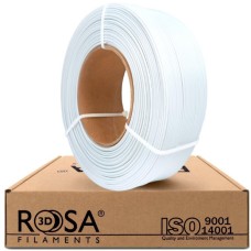 3D plastikas PLA šaltai balta (winter white) 1.75mm 1kg refill pakuotė Rosa3D