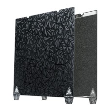 3D spausdinimo paviršius dvipusis (tekstūrinis PEO + PEI) 235x235mm su įkirptėmis Creality