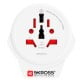 Travel adapter: World to Europe 250V 16A with USB 5V 2.4A SKROSS