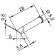 Soldering tip ERSADUR, 5.0mm/0.197in, ERSA