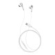 Headphones with microphone 1.1m (USB-C plug) Encok CZ17, white