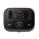 Car Bluetooth 5.0 FM Transmitter 2xUSB + USB-C, Black