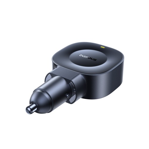 Car charger 12-24V 45W USB-C PD with retractable 0.8m USB-C cable PrimeTrip VR2, black Car charger 12-24V 45W USB-C PD with retractable 0.8m USB-C cable PrimeTrip VR2, black