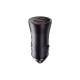 Car charger 12-24V 60W USB-A + USB-C QC4+ PD, gray