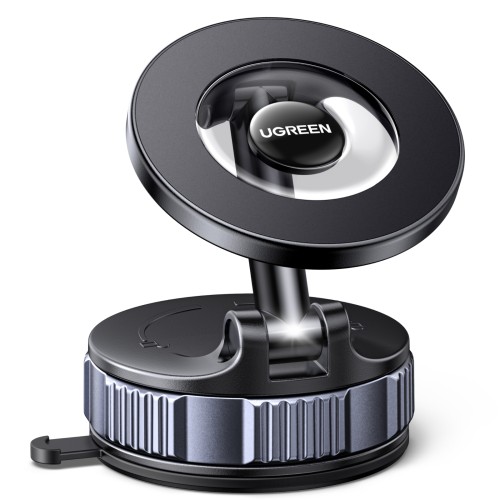 Automobilinis magnetinis telefono laikiklis su siurbtuku, juodas Automobilinis magnetinis telefono laikiklis su siurbtuku, juodas