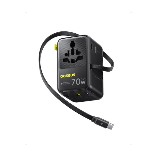 Baseus EnerCore CG11 Universalus kelioninis adapteris 2AC+2U+2C 70W Baseus EnerCore CG11 Universalus kelioninis adapteris 2AC+2U+2C 70W