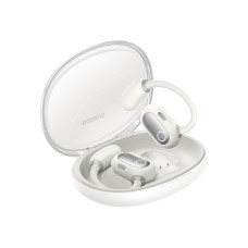 Belaidės Bluetooth 5.3 ausinės Eli Sport 1 su įkrovimo dėklu, baltos