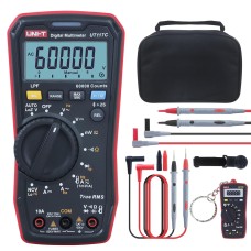 High-precision digital multimeter AC/DC 600V; AC/DC 10A; 50kHz; 40MΩ; 1000uF; LoZ; LPF; NCV; 60000; True RMS; BT, UNI-T