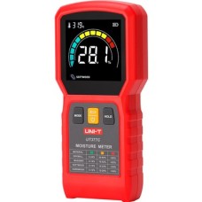 Moisture meter non-destructive; color display; Wood 4~32%; building materials 0~99.9%; flashlight; T measurement; UNI-T