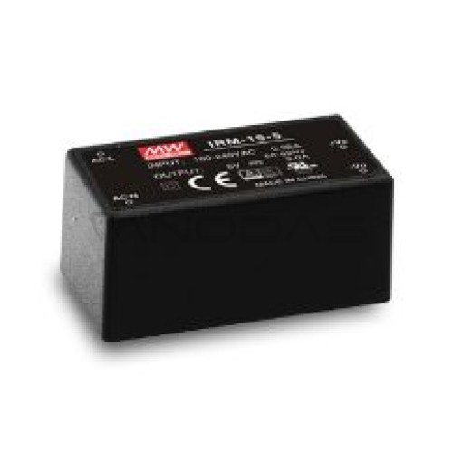 Switching power supply 15V 1A PCB MOUNTED MEAN WELL  Switching power supply 15V 1A PCB MOUNTED MEAN WELL