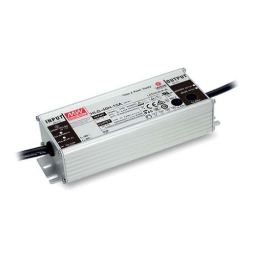 Impulsinis maitinimo šaltinis LED 24V 1.67A, PFC, IP67, MEAN WELL Impulsinis maitinimo šaltinis LED 24V 1.67A, PFC, IP67, MEAN WELL
