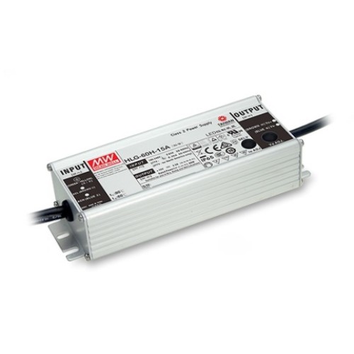 Impulsinis maitinimo šaltinis LED 24V 2.5A, PFC, IP67, MEAN WELL Impulsinis maitinimo šaltinis LED 24V 2.5A, PFC, IP67, MEAN WELL