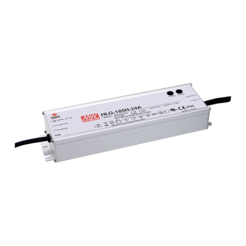 Impulsinis maitinimo šaltinis LED 48V 3.9A, valdomas, PFC, IP67, MEAN WELL Impulsinis maitinimo šaltinis LED 48V 3.9A, valdomas, PFC, IP67, MEAN WELL