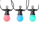 Smart LED lighting string, 230Vac, 10m, 20 x Ø50mm LED, RGB+, Wi-Fi, SmartLife