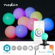 Smart LED lighting string, 230Vac, 9m, 10 x Ø50mm LED, RGB+, Wi-Fi, SmartLife