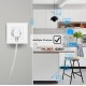 Išmanioji įmontuojama rozetė Wi-Fi, 2300W, su laikmačio funkcija, TUYA, WOOX