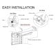 Smart garage door controller with position sensor, Wi-Fi, TUYA / Smart Life