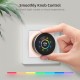 Smart, wall-mounted thermostat for floor heating actuators with dial, Wi-Fi, TUYA