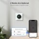 Smart, wall-mounted thermostat for floor heating actuators with dial, Wi-Fi, TUYA