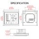 Smart thermostat for water/gas boiler, Wi-Fi, TUYA / Smart Life