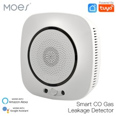 Smart carbon monoxide detector with siren, 230Vac, Wi-Fi, TUYA / Smart Life