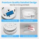 Smart ZigBee wireless indoor smoke sensor with siren 85dB, 1x CR123A 3V, TUYA / Smart Life