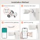Smart ZigBee TUYA radiator thermostat with indication, 3x AA, TUYA