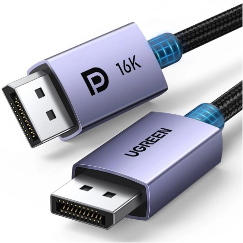 Cable DisplayPort DP - DP 2.1 16K@60Hz 2m 80Gbps DP131 UGREEN Cable DisplayPort DP - DP 2.1 16K@60Hz 2m 80Gbps DP131 UGREEN