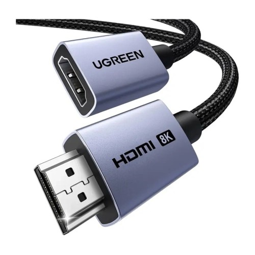 Kabelis/ilgiklis HDMI kištukas - HDMI lizdas 2m HDMI2.1 8K@60Hz HD165 UGREEN Kabelis/ilgiklis HDMI kištukas - HDMI lizdas 2m HDMI2.1 8K@60Hz HD165 UGREEN