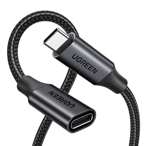 Kabelis ilgiklis USB C kištukas - USB C lizdas USB3.2 100W 1m 10Gbps juodas US372 UGREEN Kabelis ilgiklis USB C kištukas - USB C lizdas USB3.2 100W 1m 10Gbps juodas US372 UGREEN