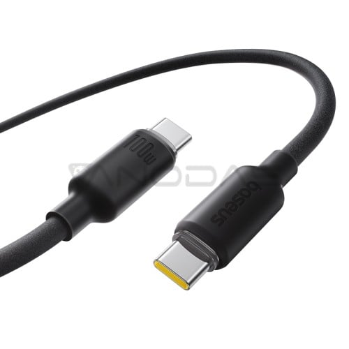Cable USB C - USB C 2m 100W magnetic, porous silicone insulation BASEUS  Cable USB C - USB C 2m 100W magnetic, porous silicone insulation BASEUS