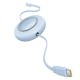 Cable USB C - USB C plugs 100W 2m winding Galaxy Blue Free2Pull BASEUS