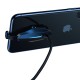 Cable USB2.0 A plug - IP Lightning plug 1.2m with suction cup black BASEUS