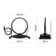 Kambarinė FM/DAB/DVB-T/T2 antena su stiprintuvu ir LTE/5G filtru J0701 EMOS
