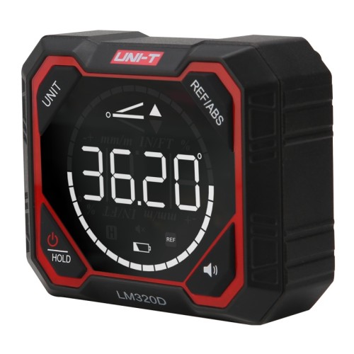 Kampo matuoklis 4×90° ; spalvinis ekranas, 2 magnetinės plokštumos, UNI-T Kampo matuoklis 4×90° ; spalvinis ekranas, 2 magnetinės plokštumos, UNI-T