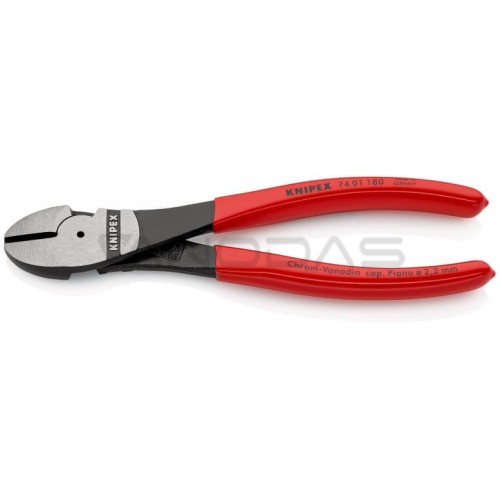 Kandyklės 64 HRC kietumo briaunomis 180mm 74 01 180, Knipex Kandyklės 64 HRC kietumo briaunomis 180mm 74 01 180, Knipex