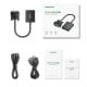 Converter VGA - HDMI (need additional power over USB-C) CM513 UGREEN