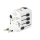 Kelioninis tinklo adapteris 230V 7A PRO kištukai AU/CN/UK/US/IT  - lizdas EU SKROSS
