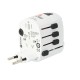 Kelioninis tinklo adapteris 230V 7A PRO kištukai AU/CN/UK/US/IT  - lizdas EU SKROSS