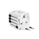 Kelioninis tinklo kroviklis 2x USB lizdai 5V 2400 mA EU/US/UK/AU kištukai, SKROSS