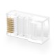 Kištukas RJ45 (8P8C) CAT5/5e UTP daugiavieliam ir monolitiniam kabeliui (10 vnt)