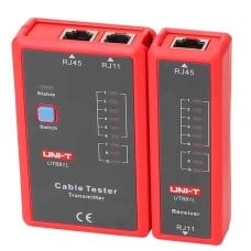 Tester for RJ45+RJ11 cables UT681L UNI-T