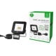 LED floodlight 230Vac 20W 1600lm 2700K - 6500K, CCT, with PIR sensor, IP44, smart Wi-Fi, app controllable, TUYA, WOOX