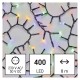 LED girlianda, 230Vac, 8m, 400 x LED, įvairių spalvų LED, su laikmačiu, EMOS